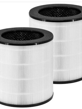 2 Pack AP-T200FL Replacement Filter Compatible with HoMedics AP-T200 AP-T2503 AP